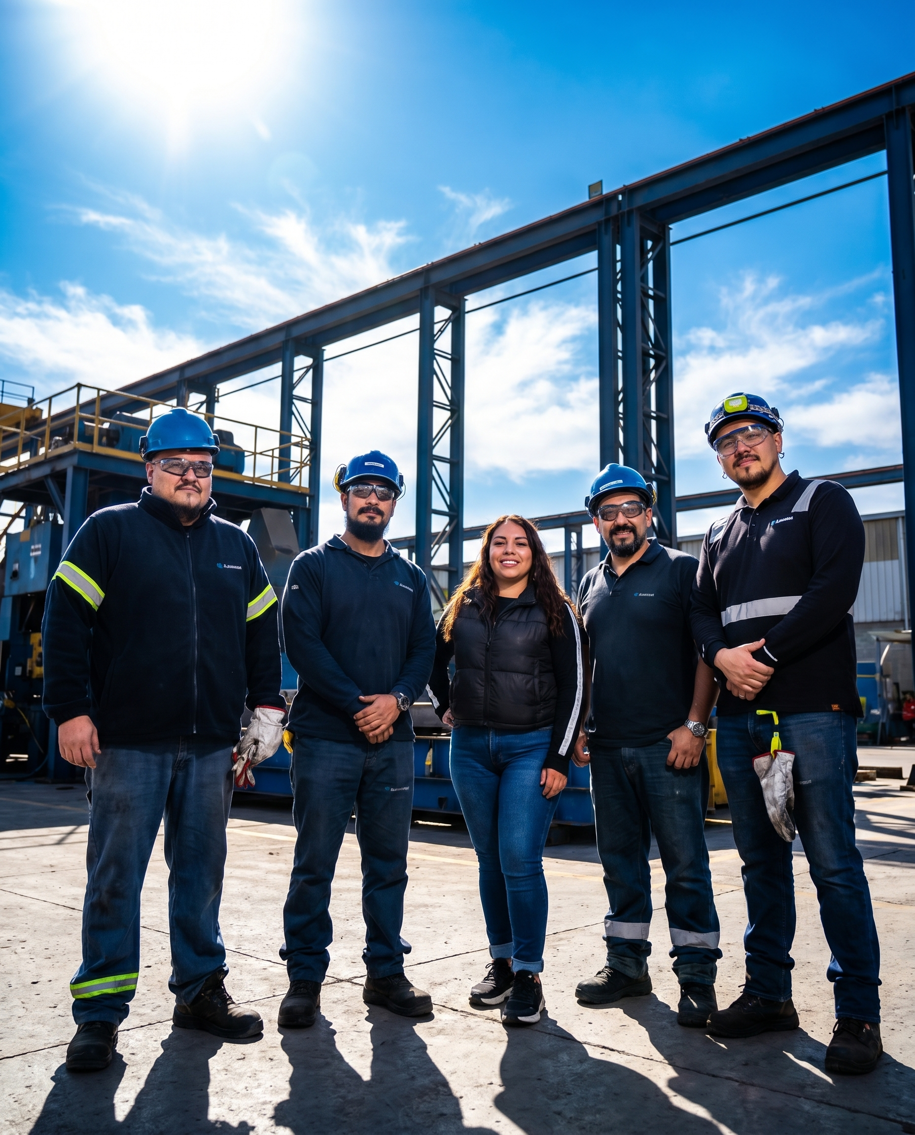 Equipo INTUPAC en planta
